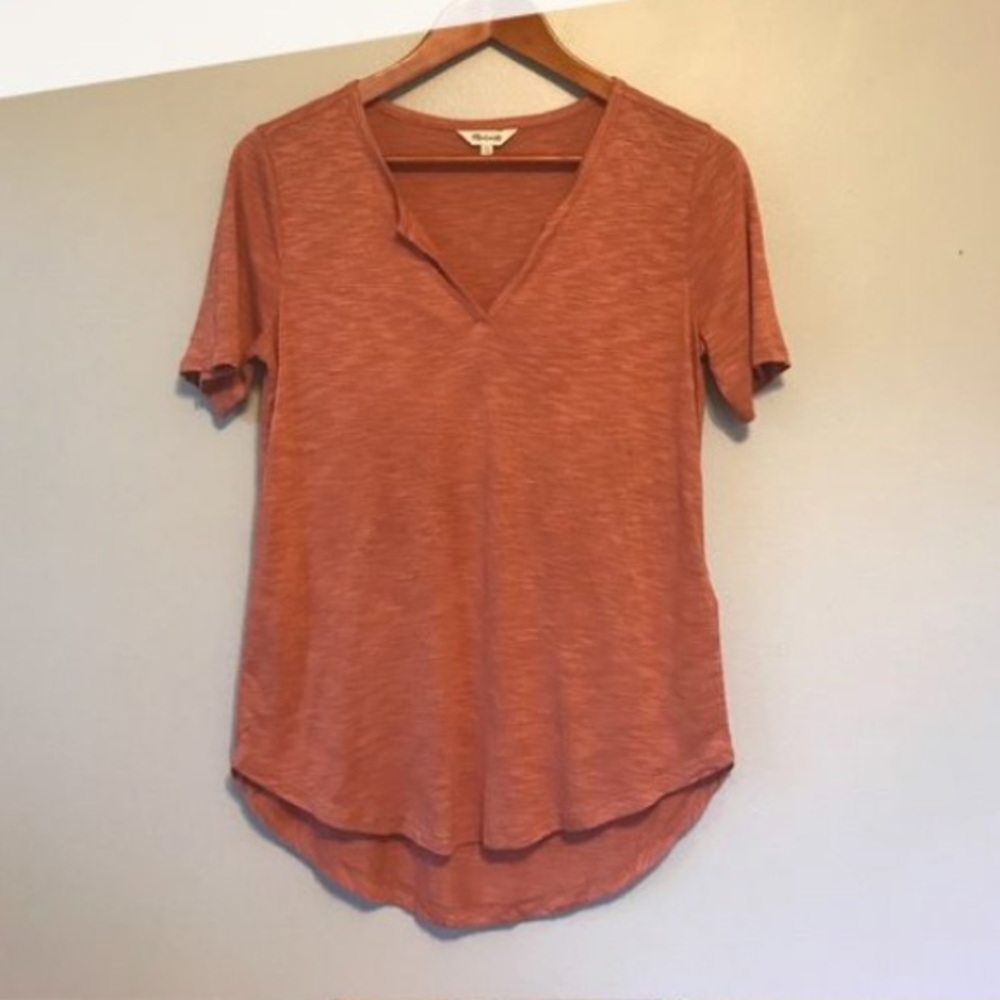 Madewell Anthem Split-Neck Tee